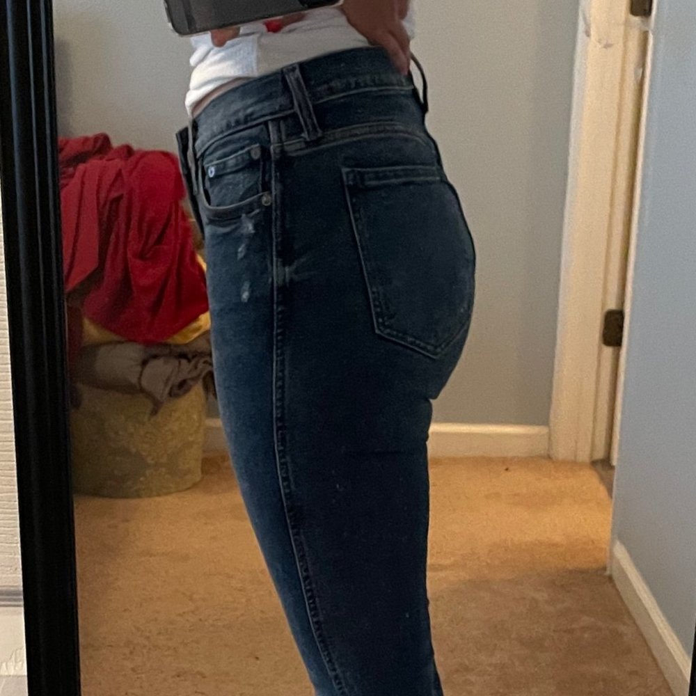 High Rise Gap Blue Jeans
